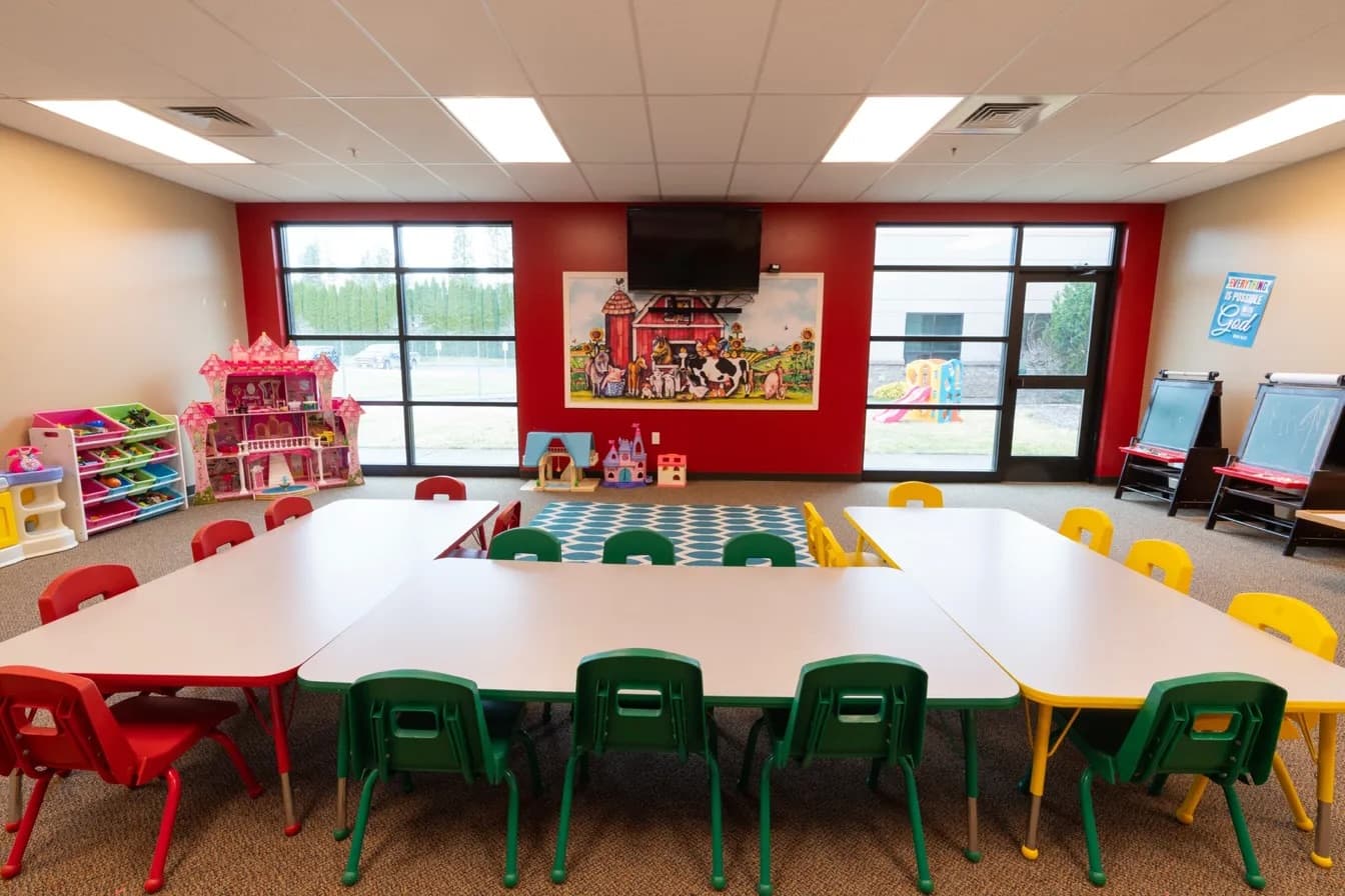 Children learning in the ELC classroom